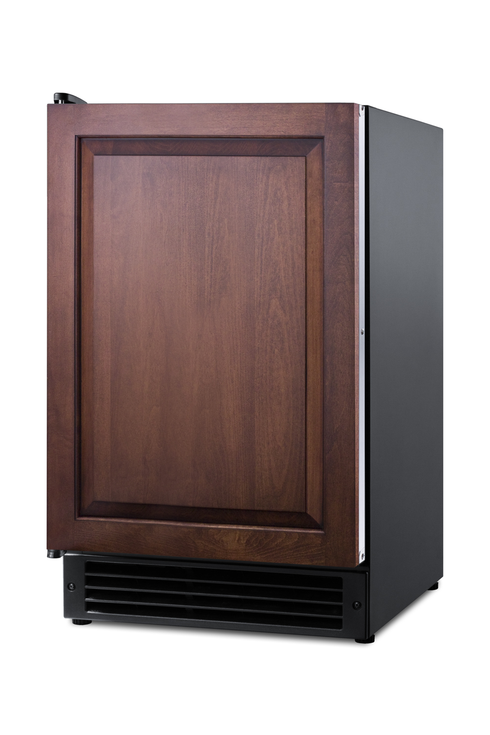 Built-in undercounter manual defrost icemaker with panel-ready door; no drain required